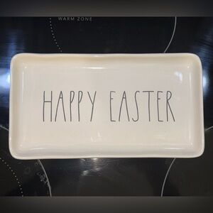 NWT, Rae Dunn , happy Easter , ceramic tray decor